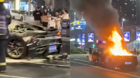 绍兴兰博基尼自燃